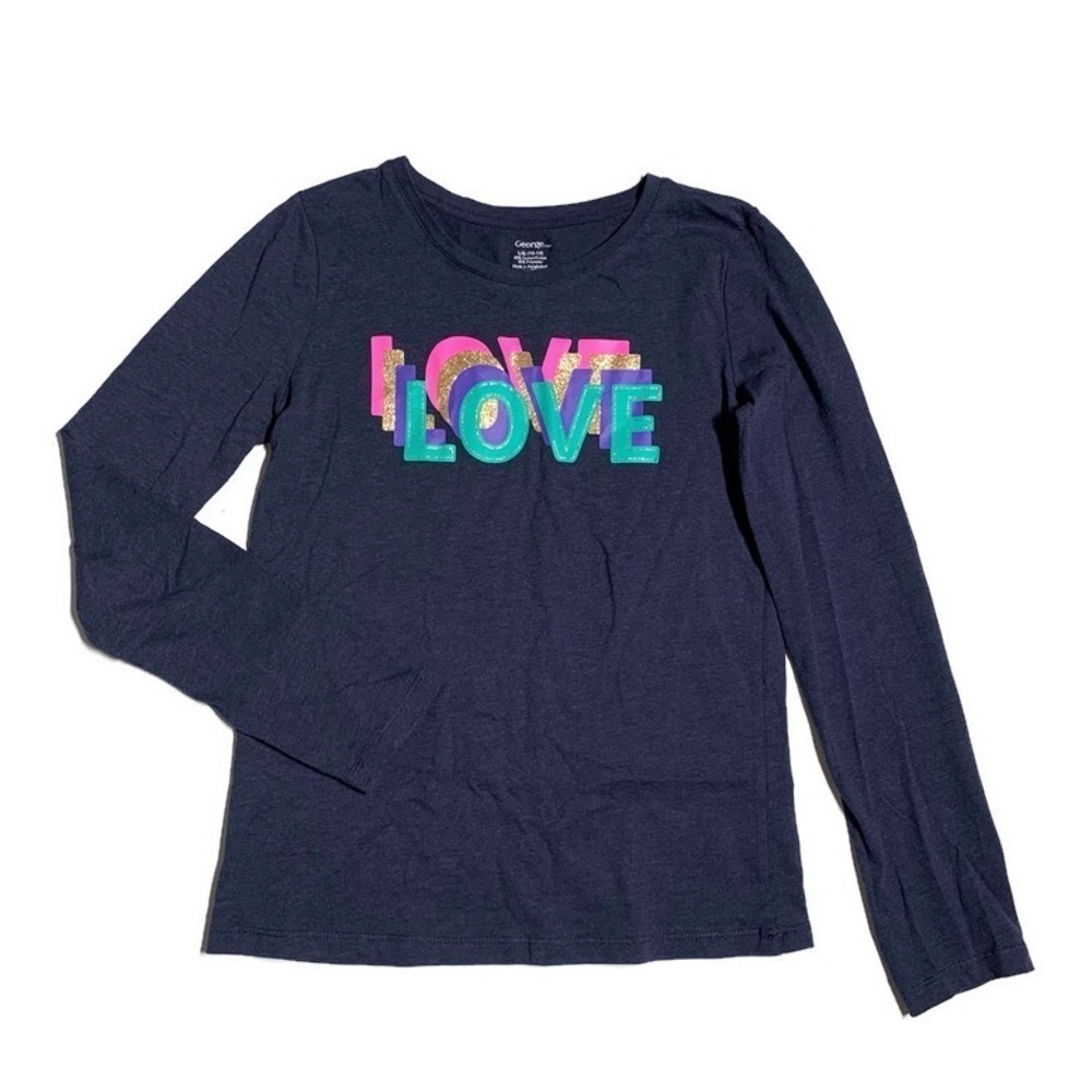 GEORGE girls 10-12Y long sleeve tee shirt